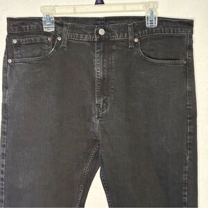 Levi’s 505 Jeans Mens 38x28 (tag 38x30) Black Regular Fit Classic Denim Casual